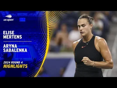 Les meilleurs moments de Sabalenka vs Mertens en huitièmes de finale de l'US Open.
