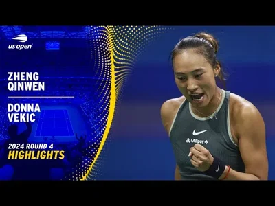 Les meilleurs moments de Zheng vs Vekic en huitièmes de finale de l'US Open.