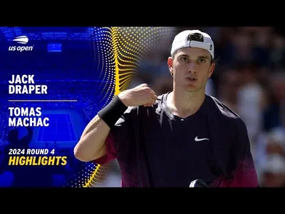Les meilleurs moments de Draper contre Machac en huitièmes de finale de l'US Open.