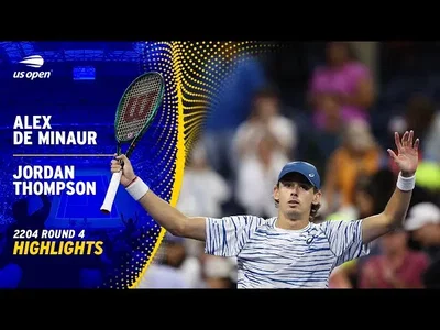 Les meilleurs moments du match De Minaur contre Thompson en huitièmes de finale de l'US Open.