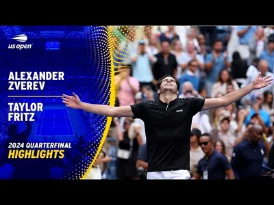 Temps forts de Fritz contre Zverev en quarts de finale de l'US Open.
