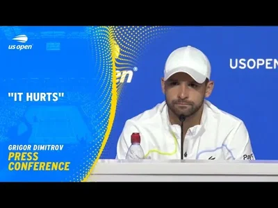 Conférence de presse de Grigor Dimitrov après avoir été contraint d'abandonner en quart de finale de l'US Open 2024