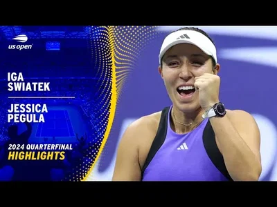 Points forts de Pegula contre Swiatek en quart de finale de l'US Open.