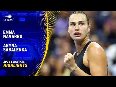 Les meilleurs moments du match Sabalenka vs Navarro en demi-finale de l'US Open.