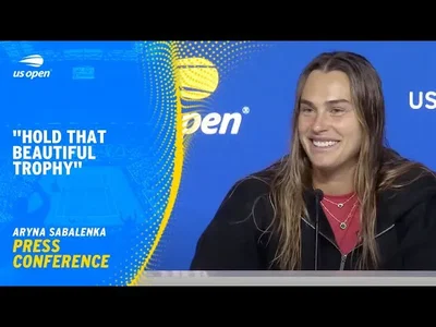 Aryna Sabalenka a un seul objectif : soulever le magnifique trophée de l'US Open.