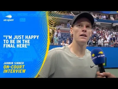Regardez l'interview sur le terrain de Jannik Sinner après sa qualification pour la finale de l'US Open 2024