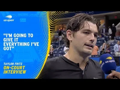 Taylor Fritz dit que c'est un rêve devenu réalité. Il est en finale de l'US Open et promet de tout donner pour soulever le trophée.