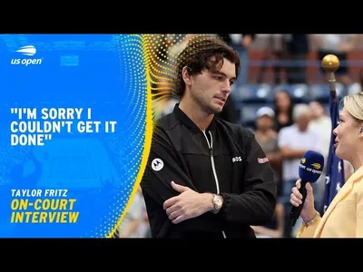 Taylor Fritz s'excuse de ne pas avoir remporté le titre contre Sinner lors de la finale de l'US Open 2024 | Entretien sur le Court