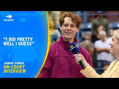 Jannik Sinner veut encore s'améliorer après avoir remporté l'US Open 2024 | Interview sur le court