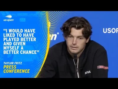 Conférence de presse de Taylor Fritz après avoir perdu contre Jannik Sinner en finale de l'US Open 2024