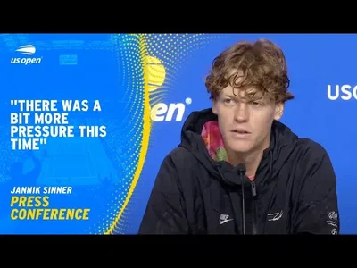 Conférence de presse de Jannik Sinner après sa victoire contre Taylor Fritz en finale de l'US Open 2024.