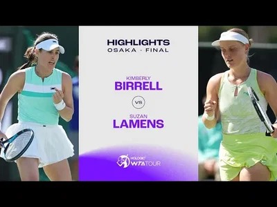 Moments forts de Lamens contre Birrell lors de la finale à Osaka