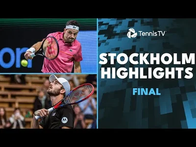 Temps forts du match Paul contre Dimitrov en finale à Stockholm.