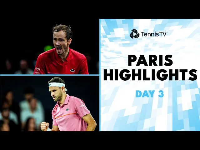 Cazaux gegen Shelton, Draper gegen Fritz, Popyrin gegen Medvedev, Zverev und Dimitrov, Highlights von Tag 3 in Paris-Bercy