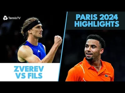 Moments forts de Zverev contre Fils en huitièmes de finale à Paris-Bercy