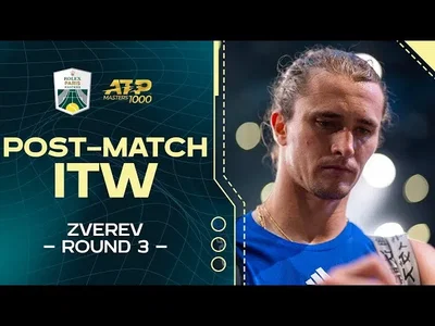 Zverev, après avoir battu Fils : « J'adore absolument jouer en France. Je pense que vous êtes un public incroyable. » - Entretien d'après-match à Paris