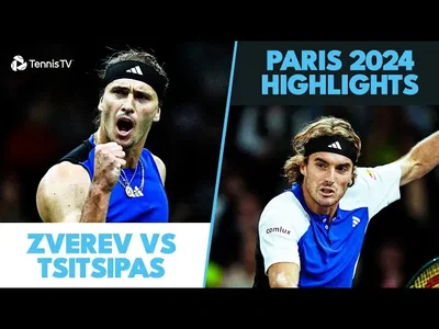 Moments forts du match Zverev contre Tsitsipas en quart de finale à Paris-Bercy