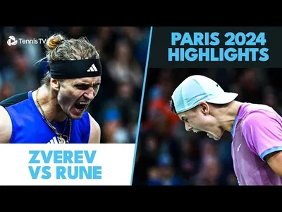 Moments forts de Zverev contre Rune en demi-finale à Paris-Bercy