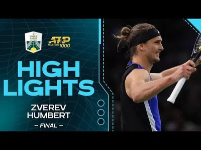 Temps forts de Zverev contre Humbert lors de la finale à Paris-Bercy
