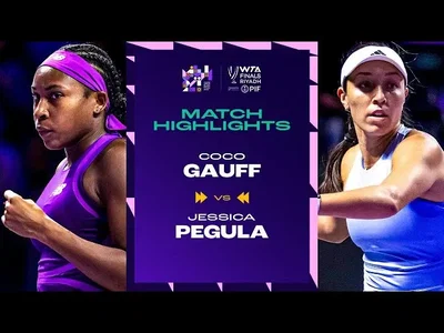 Temps forts du match Gauff contre Pegula en phase de groupes des Finales WTA