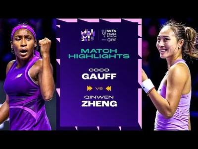 Temps forts du match Gauff contre Zheng en finale des WTA Finals