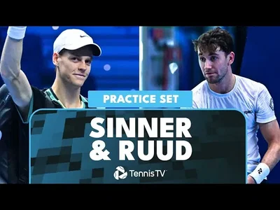 Regardez la séance d'entraînement entre Sinner et Ruud à Turin avant les ATP Finals (Masters)