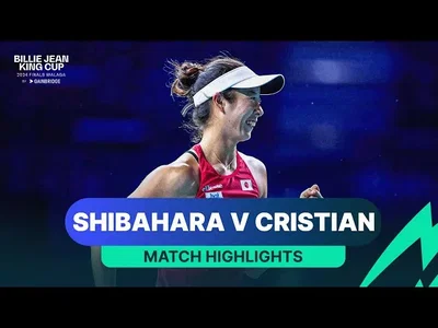 Temps forts de Shibahara contre Cristian, Japon contre Roumanie, Coupe Billie Jean King 2024