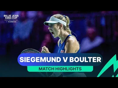Temps forts de Boulter contre Siegemund, Allemagne contre Grande-Bretagne, Billie Jean King Cup 2024