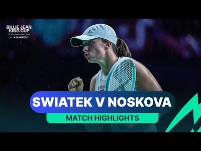 Moments forts de Swiatek contre Noskova, Pologne contre République tchèque, Coupe Billie Jean King 2024