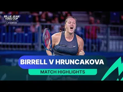 Faits marquants du match Hruncakova contre Birrell, Australie contre Slovaquie, Coupe Billie Jean King 2024