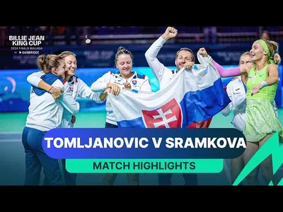 Temps forts du match Sramkova contre Tomljanovic, Australie contre Slovaquie, Billie Jean King Cup 2024