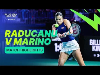 Temps forts du match Raducanu contre Marino, Grande-Bretagne contre Canada, Billie Jean King Cup 2024