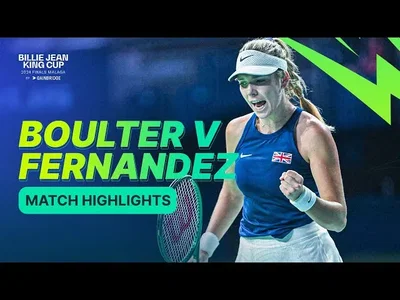 Temps forts du match Boulter contre Fernandez, Grande-Bretagne contre Canada, Coupe Billie Jean King 2024