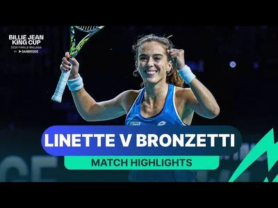 Temps forts de Bronzetti contre Linette, Pologne contre Italie, Coupe Billie Jean King 2024