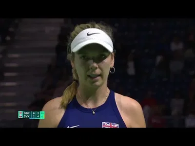 Temps forts du match Boulter contre Sramkova, Grande-Bretagne contre Slovaquie, Billie Jean King Cup 2024