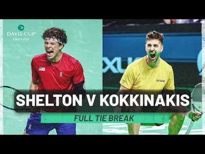 Ce tie-break fou du 3ème set entre Shelton et Kokkinakis, USA contre Australie, Coupe Davis 2024