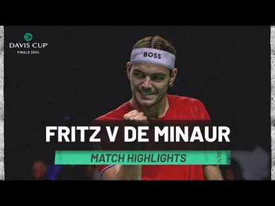 Moments forts de Fritz contre De Minaur, USA contre Australie, Coupe Davis 2024