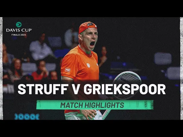 Höhepunkte von Griekspoor gegen Struff, Niederlande gegen Deutschland, Davis Cup 2024