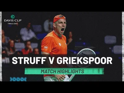 Les meilleurs moments de Griekspoor vs Struff, Pays-Bas vs Allemagne, Coupe Davis 2024