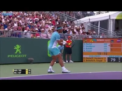 Nadal's forehand is well back in Miami, even in doubles 