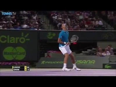 In the pocket for Djokovic in Miami against Edmund