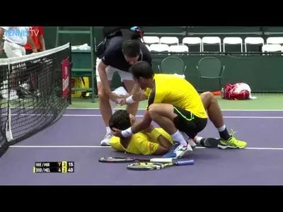 Dodig knock out Melo in Miami's double !
