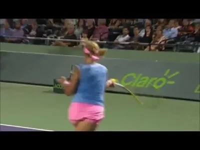 What an angle from Kuznetsova against Makarova in Miami