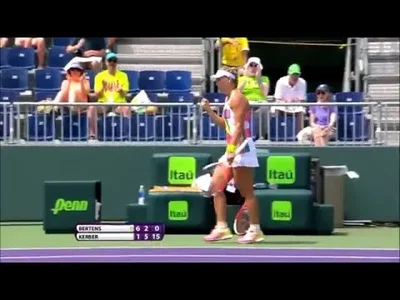 The 6 best WTA shots of the tournament à Miami