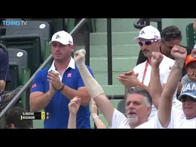Highlights of Djokovic win over Nishikori in Miami Open Final 