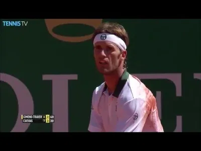 Gimeno-Traver improbable shot in Monte Carlo against Cuevas