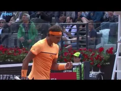Nadal at his very best against Kyrgios in Rome