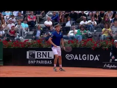 Goffin superb back-to-back Hot Shots against Murray in Rome
