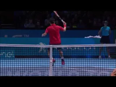Beautiful point between Cilic and Nishikori in London