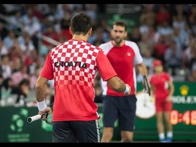Highlights of Cilic/Dodig v Del Potro/Mayer in 2016 Davis Cup Final